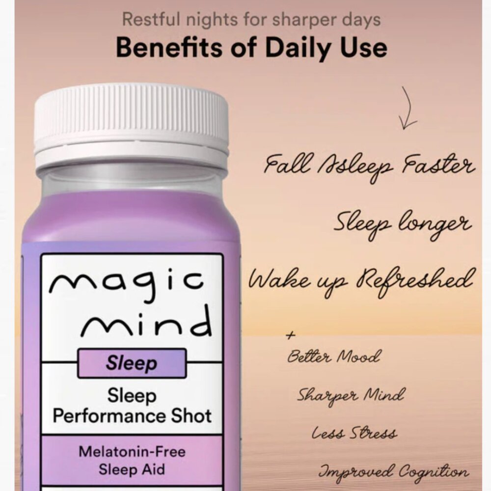 Magic Mind Sleep Performance Shot 15-Pk NEW